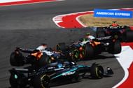 McLaren's Oscar Piastri and Lando Norris colliding at the Sprint race start during the 2025 F1 Grand Prix of the United States - Source: Getty